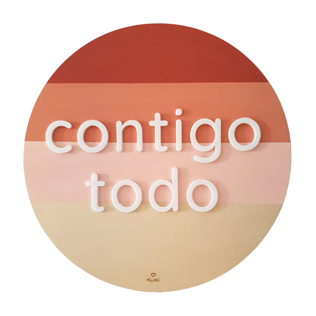 Placa Contigo todo