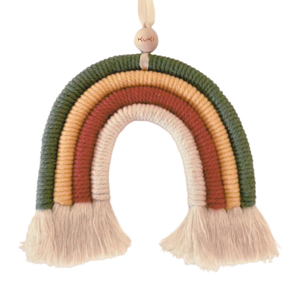 Arcoiris macramé