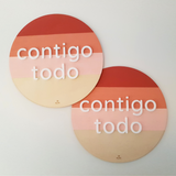 Placa Contigo todo